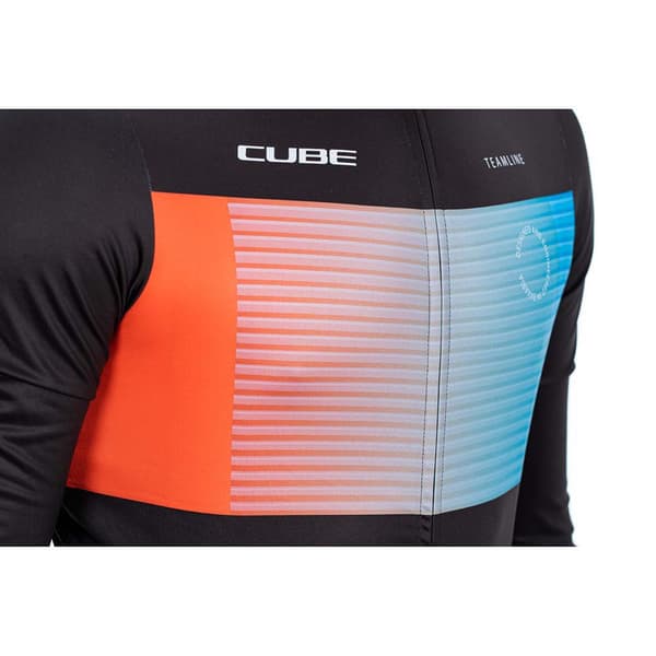 Cube Langærmet Trøje Teamline Sort S Mand