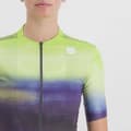 Miniatyrbillede 4 af 5: Sportful Kortærmet Trøje Flow Supergiara Grøn,Lilla M Kvinde