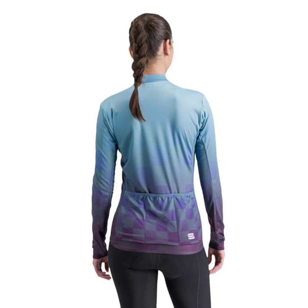 Sportful Pitkähihainen Jersey Rocket Thermal Sininen,Violetti S Nainen