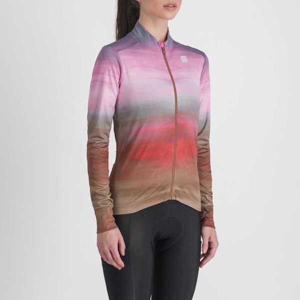 Sportful Langærmet Trøje Flow Supergiara Thermal Rosa S Kvinde