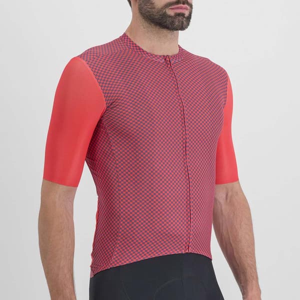 Sportful Lyhythihainen Jersey Checkmate Punainen M Mies