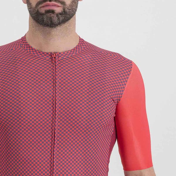 Sportful Lyhythihainen Jersey Checkmate Punainen M Mies