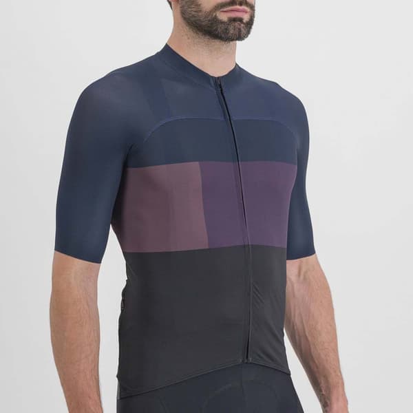 Sportful Lyhythihainen Jersey Snap Musta XL Mies