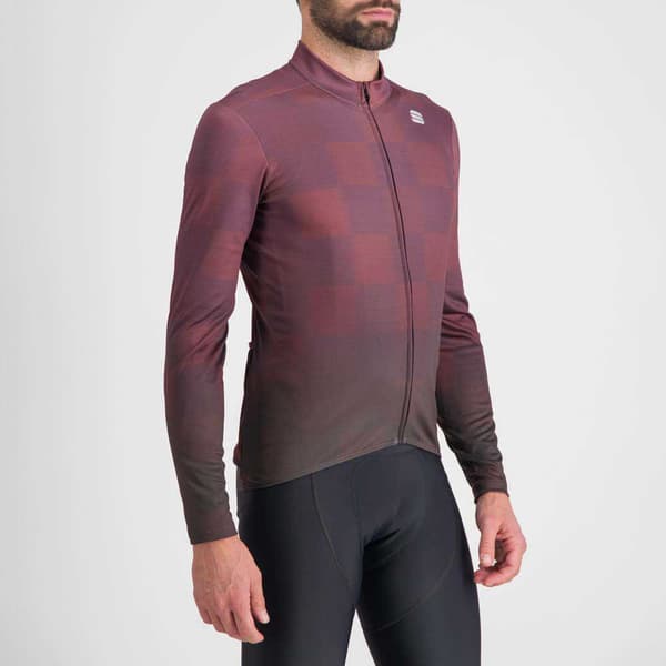 Sportful Långärmad Tröja Rocket Thermal Svart,Lila M Man