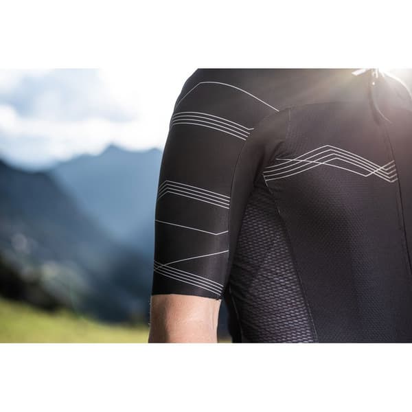 Silvini Lyhythihainen Jersey Stelvio Musta XL Mies