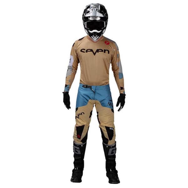 Seven Langærmet T-shirt Rival Trooper 2 Beige XL Mand