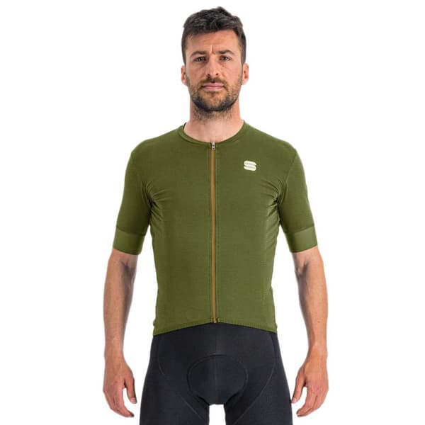Sportful Kortærmet Jersey Monocrom Grøn XL Mand