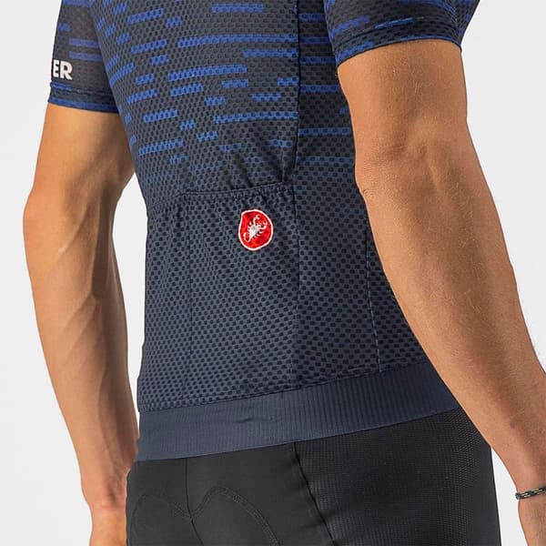Castelli Kortärmad Tröja Insider Blå 2XL Man