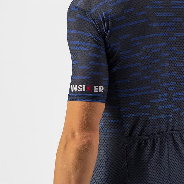 Castelli Kortärmad Tröja Insider Blå 2XL Man