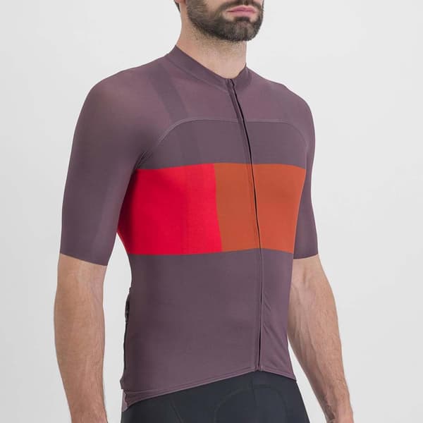 Sportful Kortærmet Trøje Snap Orange,Lilla S Mand