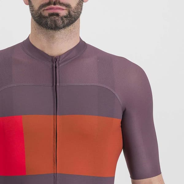 Sportful Kortærmet Trøje Snap Orange,Lilla S Mand