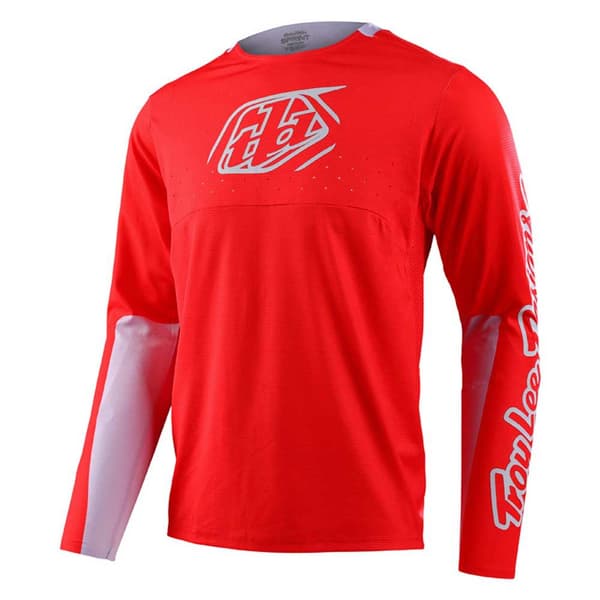 Troy Lee Designs Langærmet Enduro Trøje Sprint Rød L Mand