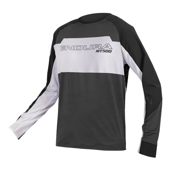Endura Langærmet Enduro Trøje Mt500 Burner Lite Sort 2XL Mand