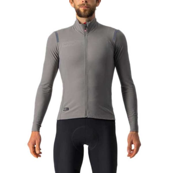 Castelli Långärmad Tröja Tutto Nano Ros Grå XL Man