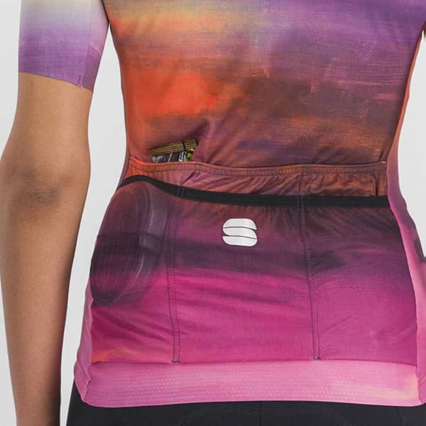 Sportful Kortærmet Trøje Flow Supergiara Rosa XL Kvinde