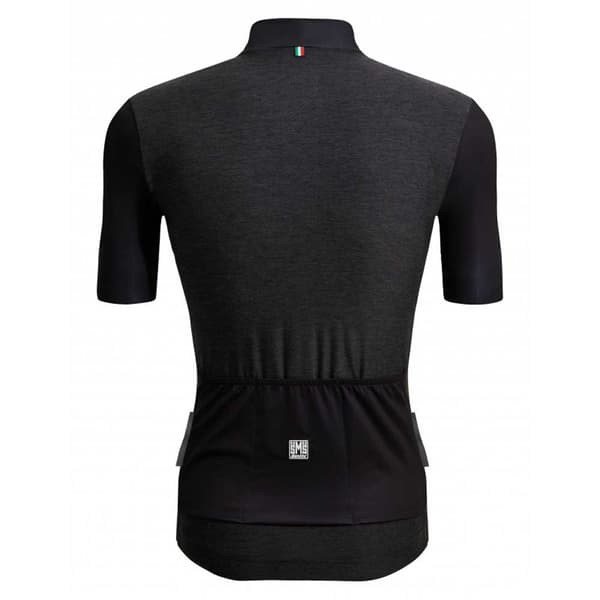 Santini Lyhythihainen Jersey Colore Puro Musta S Mies
