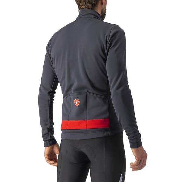 Castelli Långärmad Tröja Puro 3 Fz Svart 2XL Man