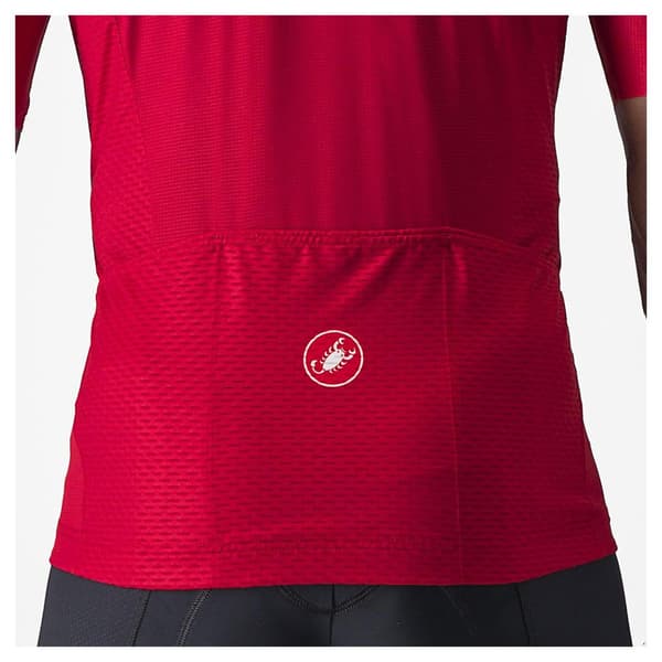 Castelli Lyhythihainen Jersey Tradizione Punainen L Mies