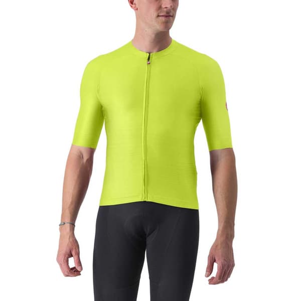 Castelli Lyhythihainen Jersey Aero Race 6.0 Vihreä M Mies