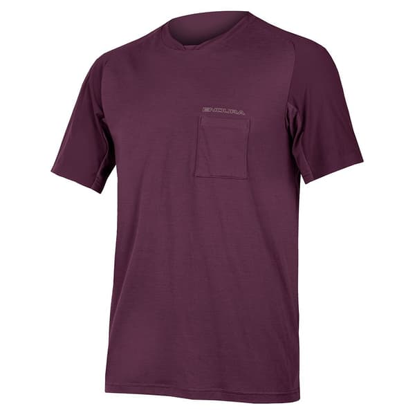 Endura Lyhythihainen Sorapaita Gv500 Foyle T Violetti XL Mies