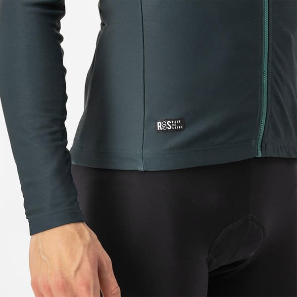 Castelli Langærmet Trøje Tutto Nano Ros Grå XL Mand