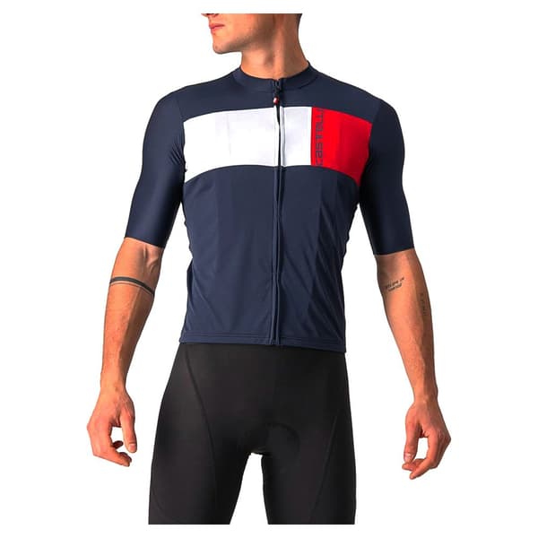 Castelli Lyhythihainen Jersey Prologo 7 Sininen 2XL Mies