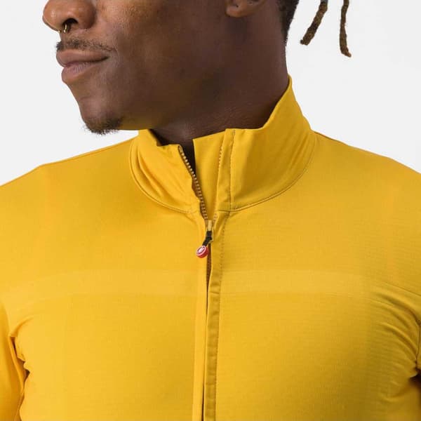 Castelli Langærmet Trøje Pro Thermal Gul M Mand