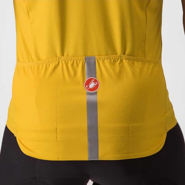 Castelli Langærmet Trøje Pro Thermal Gul M Mand