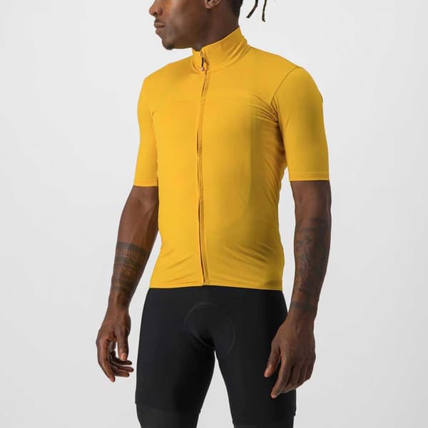 Castelli Langærmet Trøje Pro Thermal Gul M Mand