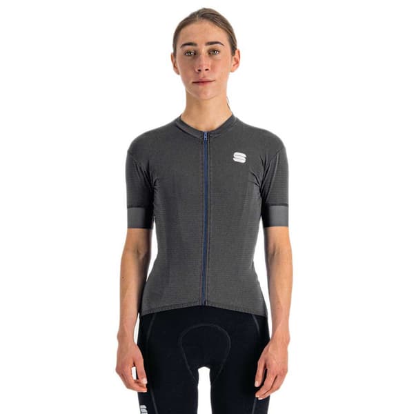 Sportful Kortærmet Jersey Monocrom Grå M Kvinde
