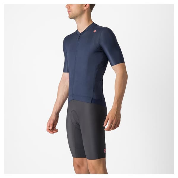 Castelli Lyhythihainen Jersey Espresso Sininen S Mies