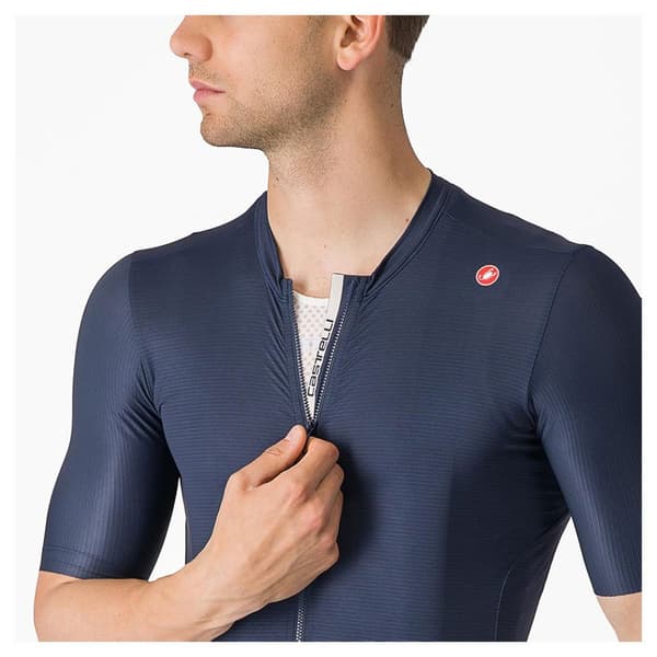 Castelli Lyhythihainen Jersey Espresso Sininen S Mies