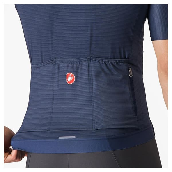 Castelli Kortärmad Tröja Espresso Blå S Man