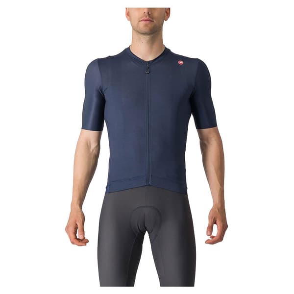 Castelli Lyhythihainen Jersey Espresso Sininen S Mies
