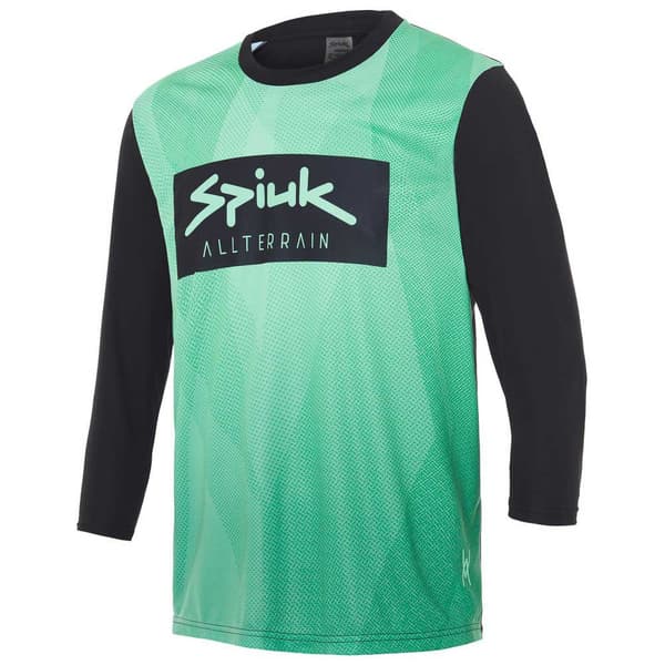 Spiuk All Terrain 3/4 Ærme Enduro Jersey Grøn L Mand