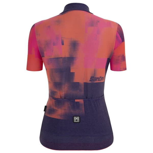 Santini Lyhythihainen Jersey Forza Punainen,Violetti 2XL Nainen