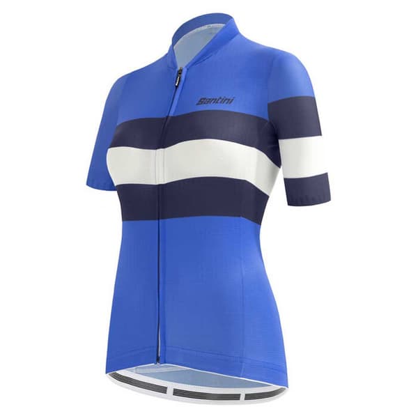 Santini Kortærmet Trøje Ecosleek Bengal Blå 2XL Kvinde