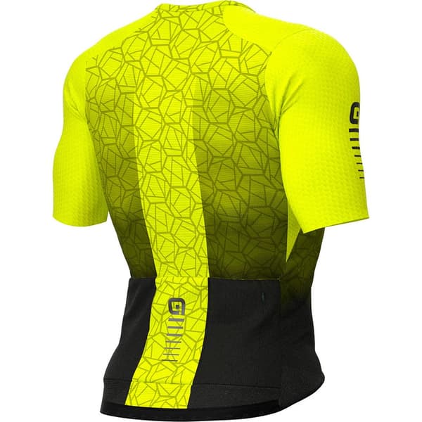 Ale Kortærmet Jersey Velocity Gul M Mand