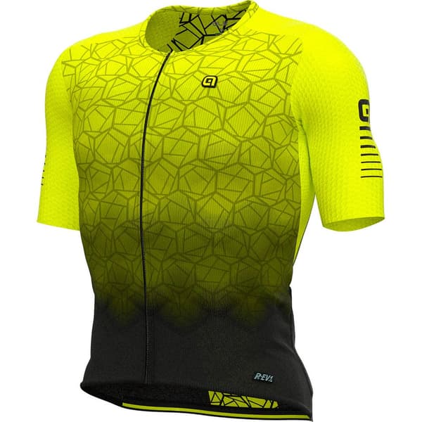 Ale Kortærmet Jersey Velocity Gul M Mand