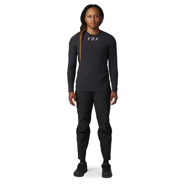 Fox Racing Mtb Pitkähihainen Jersey Defend Thermal Musta L Nainen