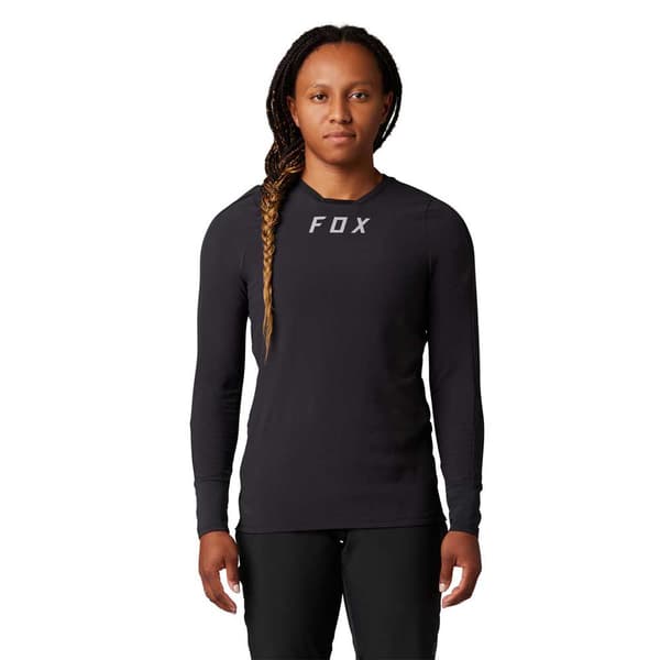 Fox Racing Mtb Pitkähihainen Jersey Defend Thermal Musta L Nainen