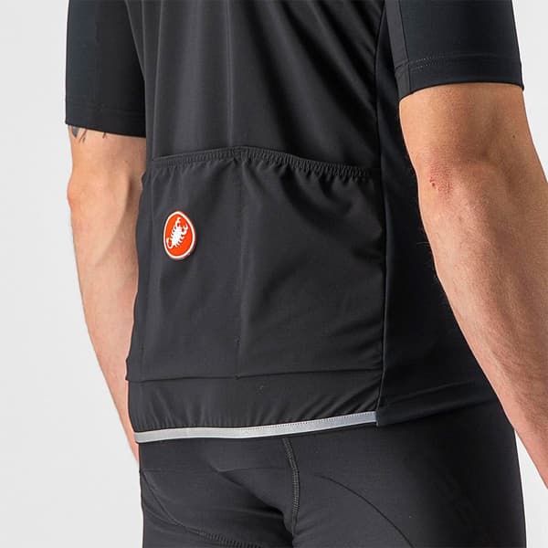 Castelli Kortærmet Trøje Perfetto Ros 2 Wind Sort M Mand