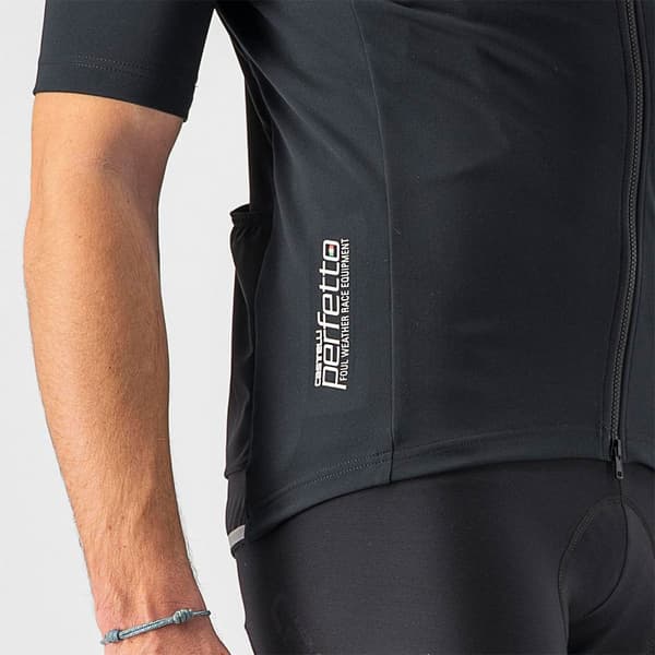 Castelli Kortærmet Trøje Perfetto Ros 2 Wind Sort M Mand