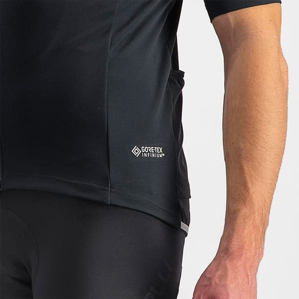 Castelli Kortærmet Trøje Perfetto Ros 2 Wind Sort M Mand