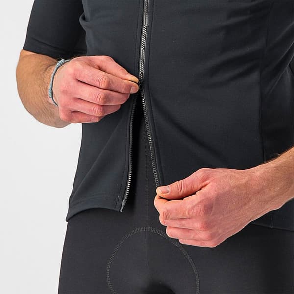 Castelli Kortærmet Trøje Perfetto Ros 2 Wind Sort M Mand