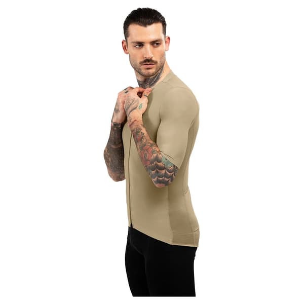 Siroko Kortærmet Trøje Srx Pro Somport Beige XL Mand