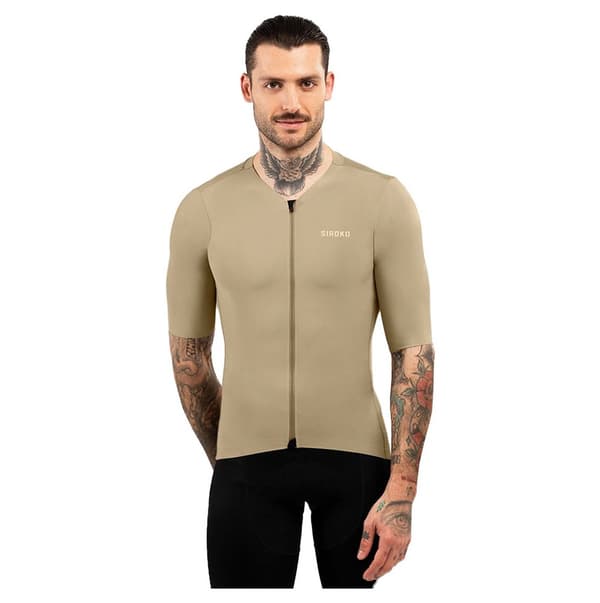 Siroko Kortærmet Trøje Srx Pro Somport Beige XL Mand