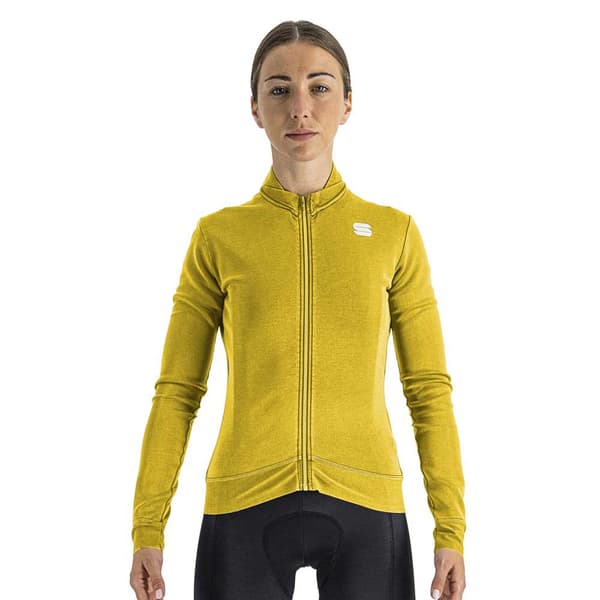 Sportful Langærmet Trøje Monocrow Thermal Gul M Kvinde