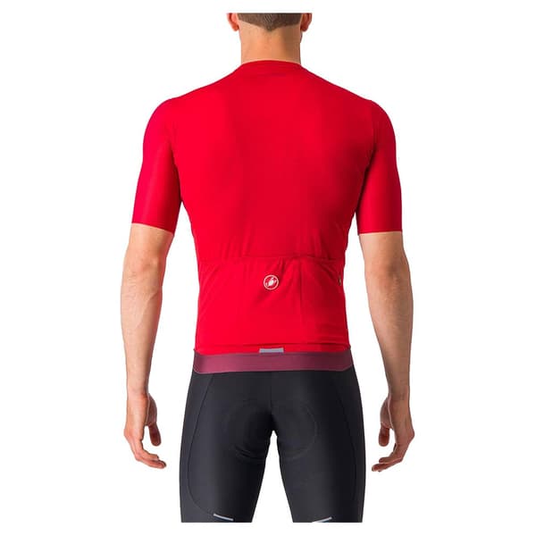 Castelli Kortärmad Tröja Espresso Röd L Man