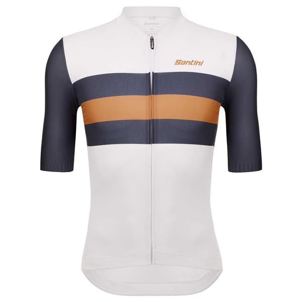 Santini Kortärmad Tröja Eco Sleek Bengal 2024 Vit L Man